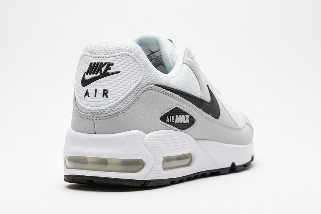 Vue arrière avec détails du talon